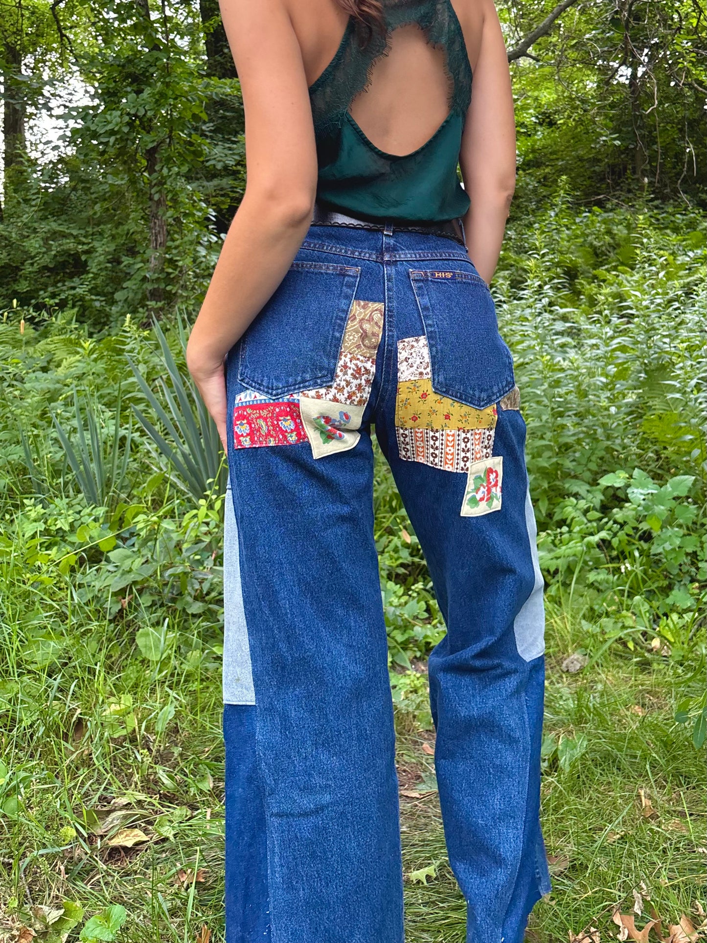 Patched Bum H.I.S Jeans