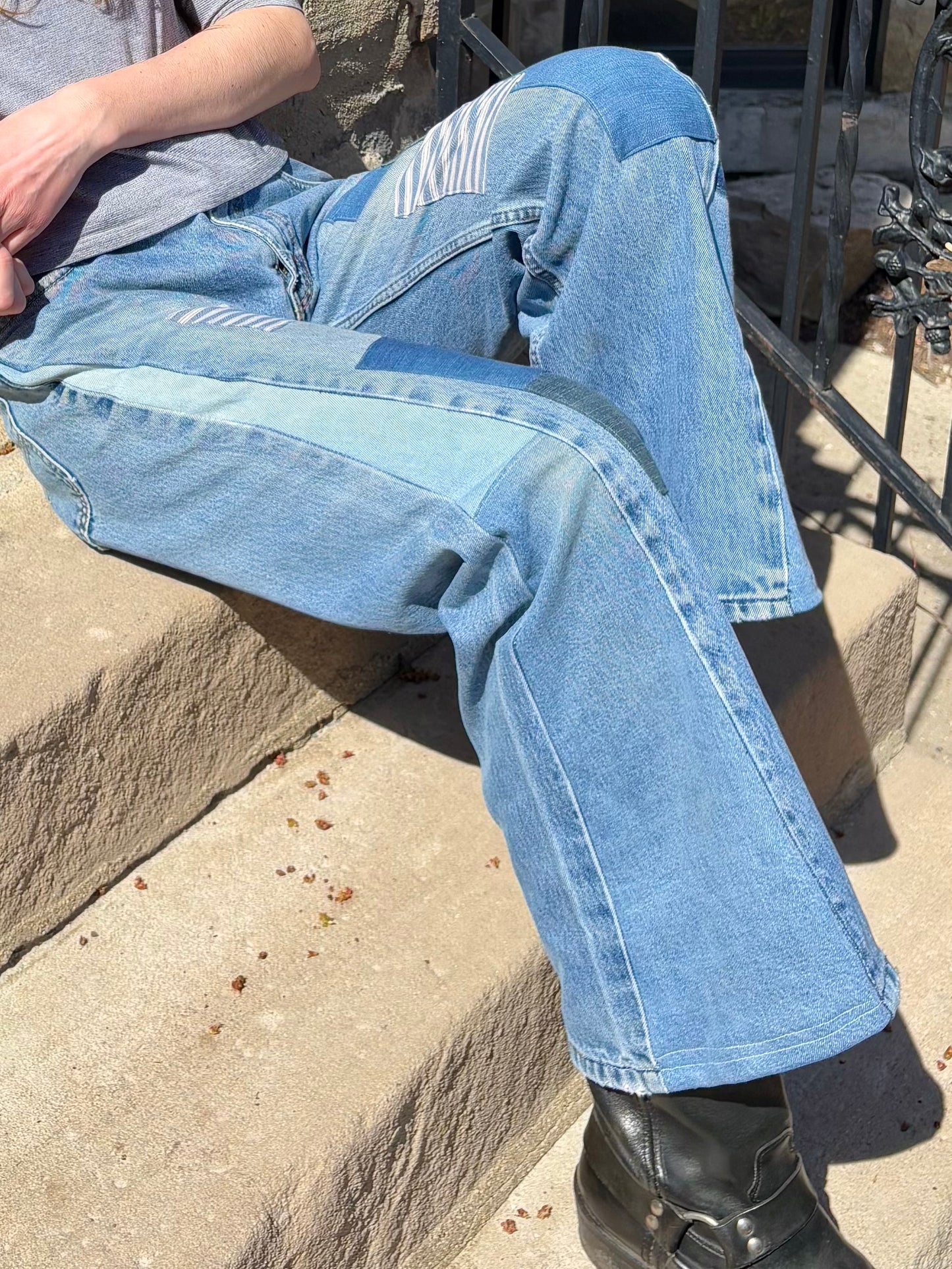 Plain Patched Levi's size 35