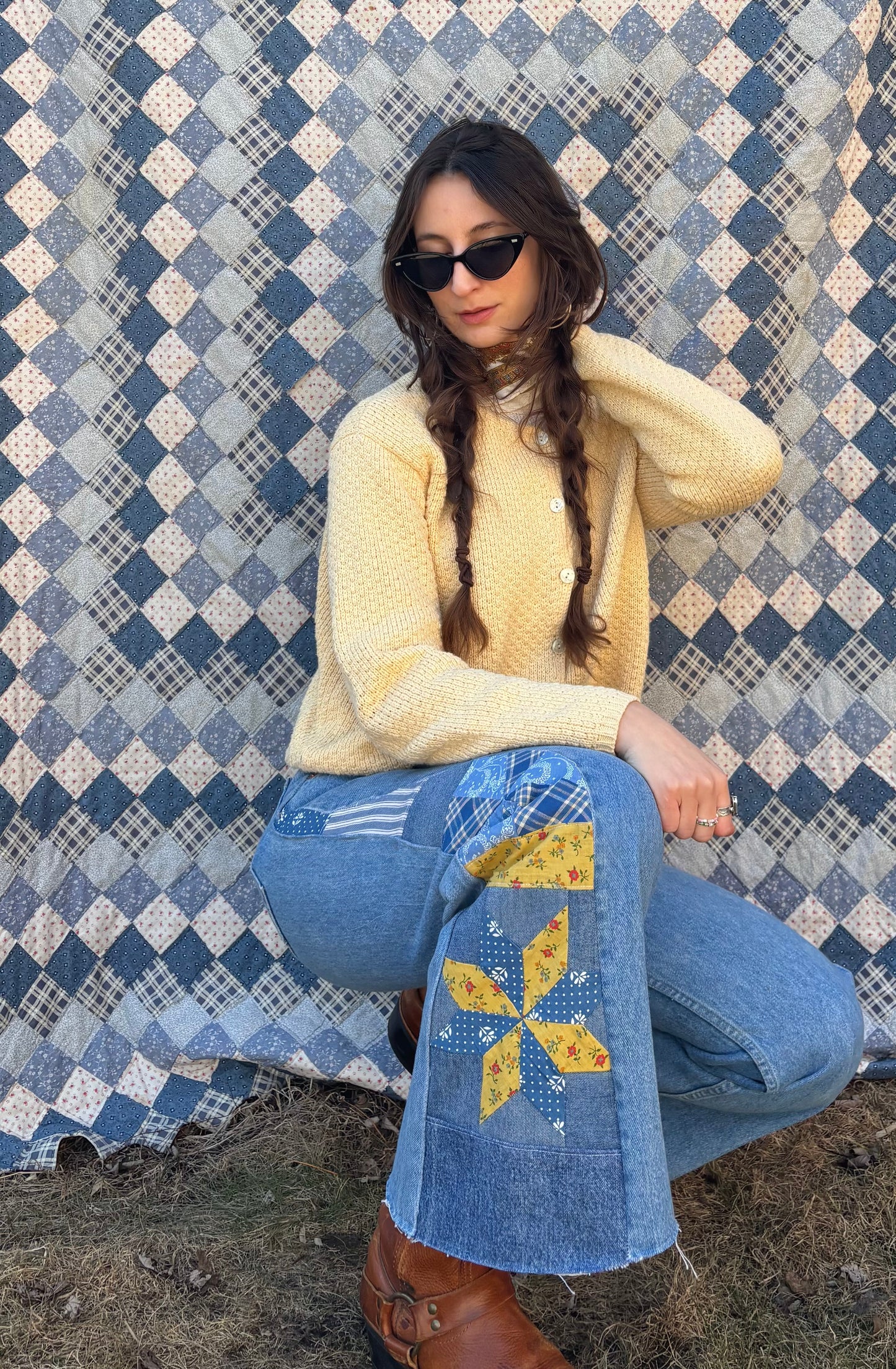 Star & Pinwheel Orange Tab Levi's