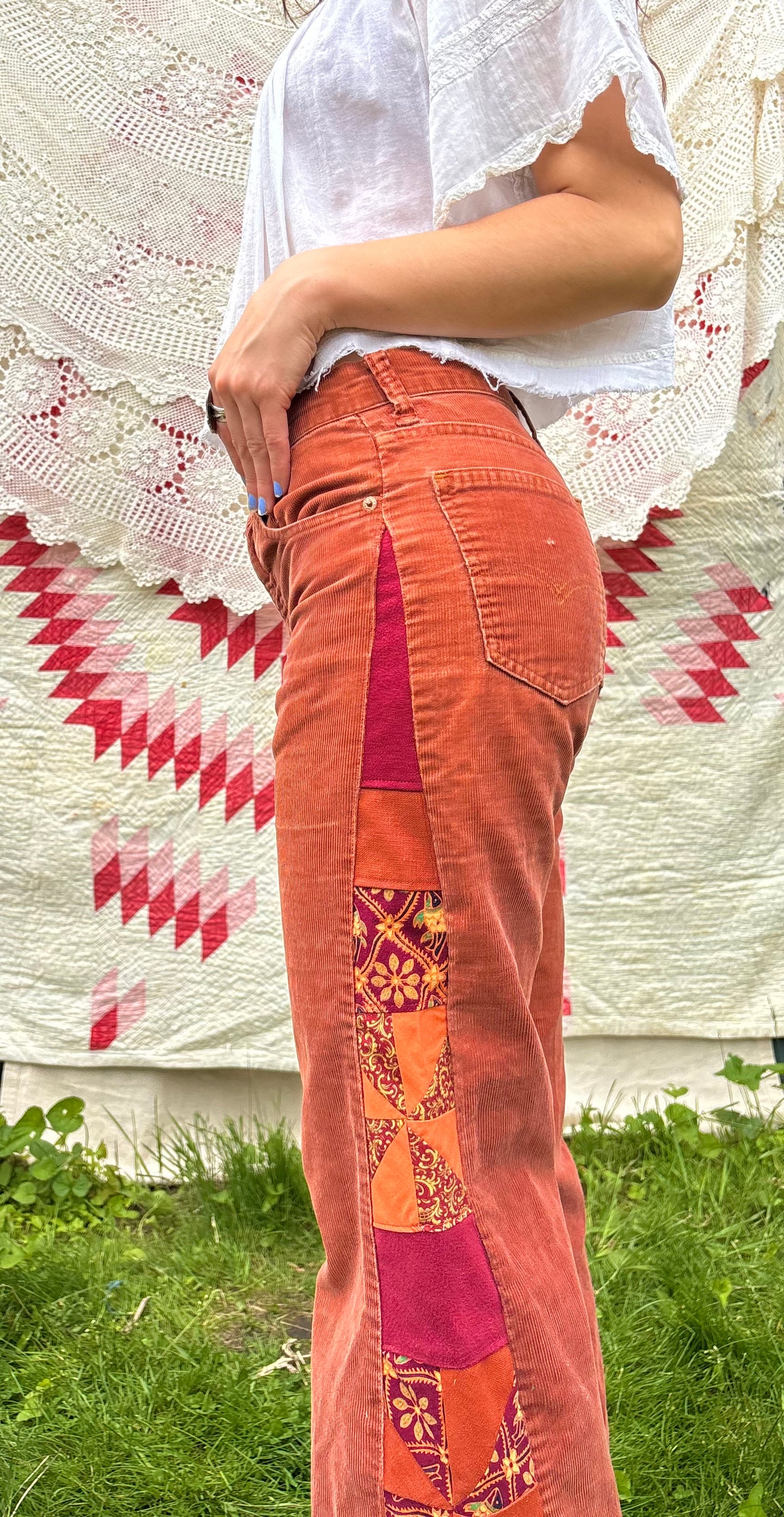 Rust Orange Tab Pinwheel Levi's