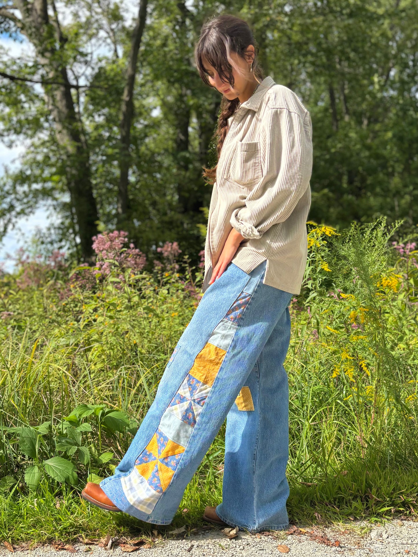 Yellow & Blue Pinwheel Lees 🦋🌸