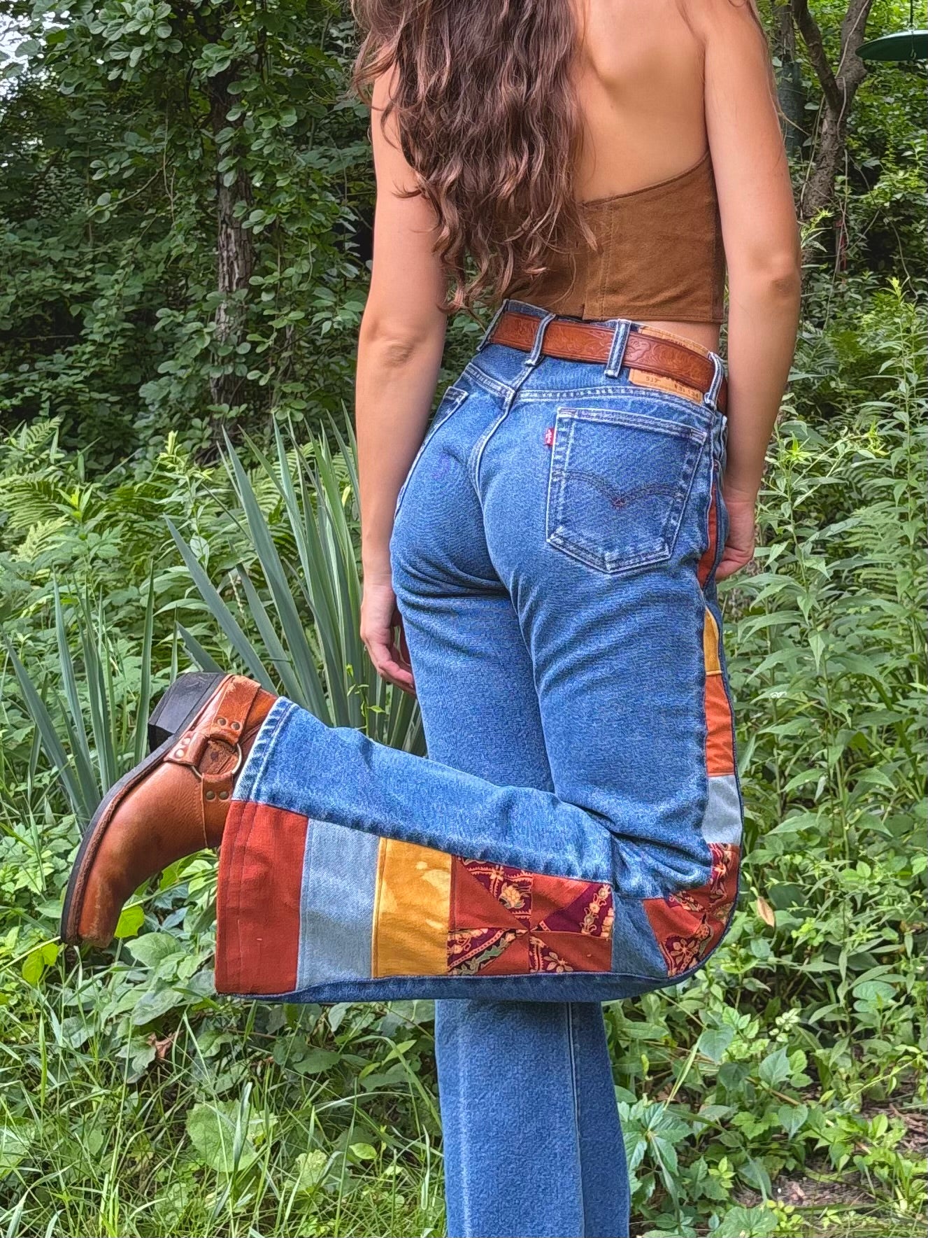 Orange Warm Tone Pinwheel Levi's