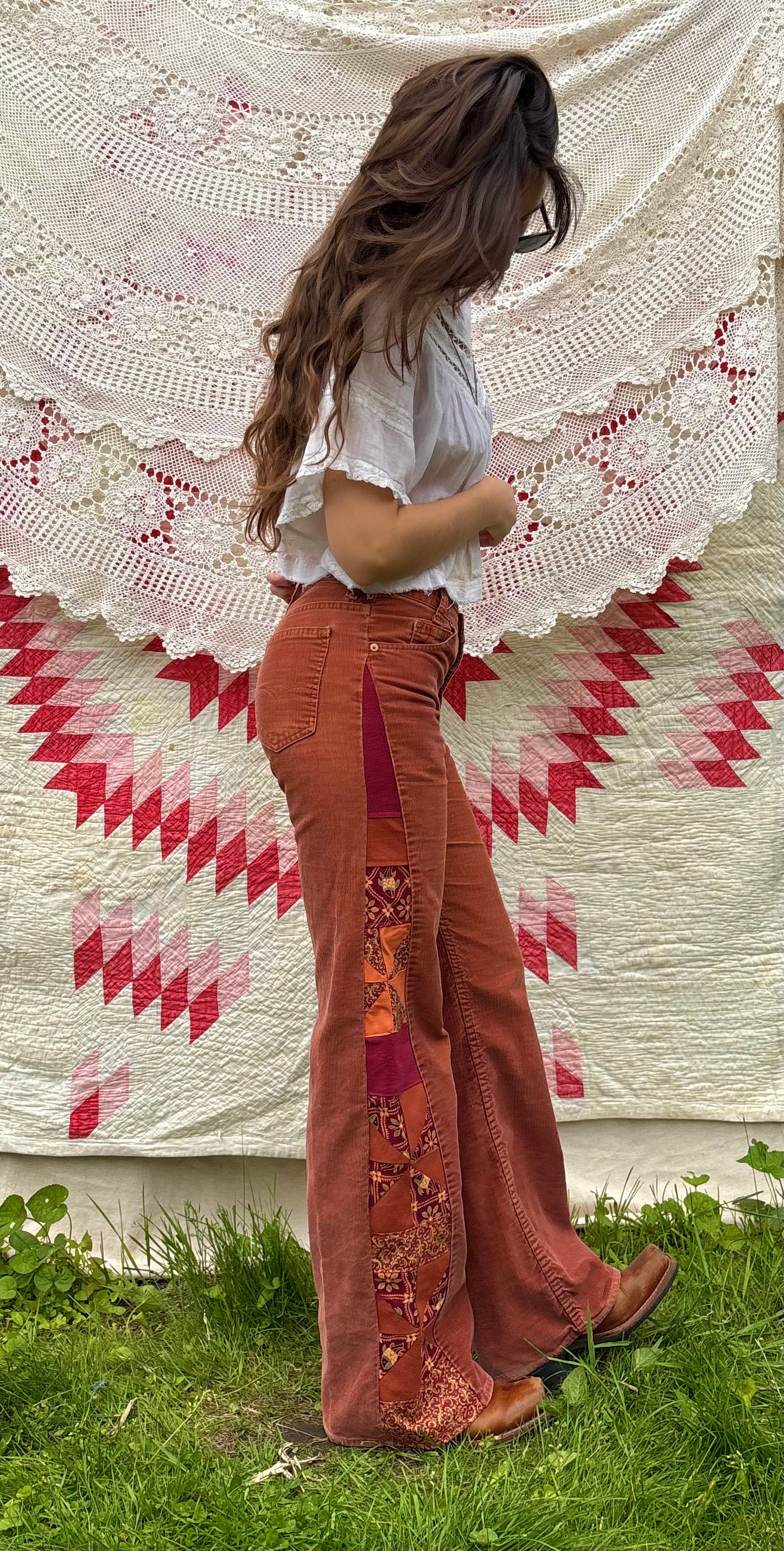 Rust Orange Tab Pinwheel Levi's