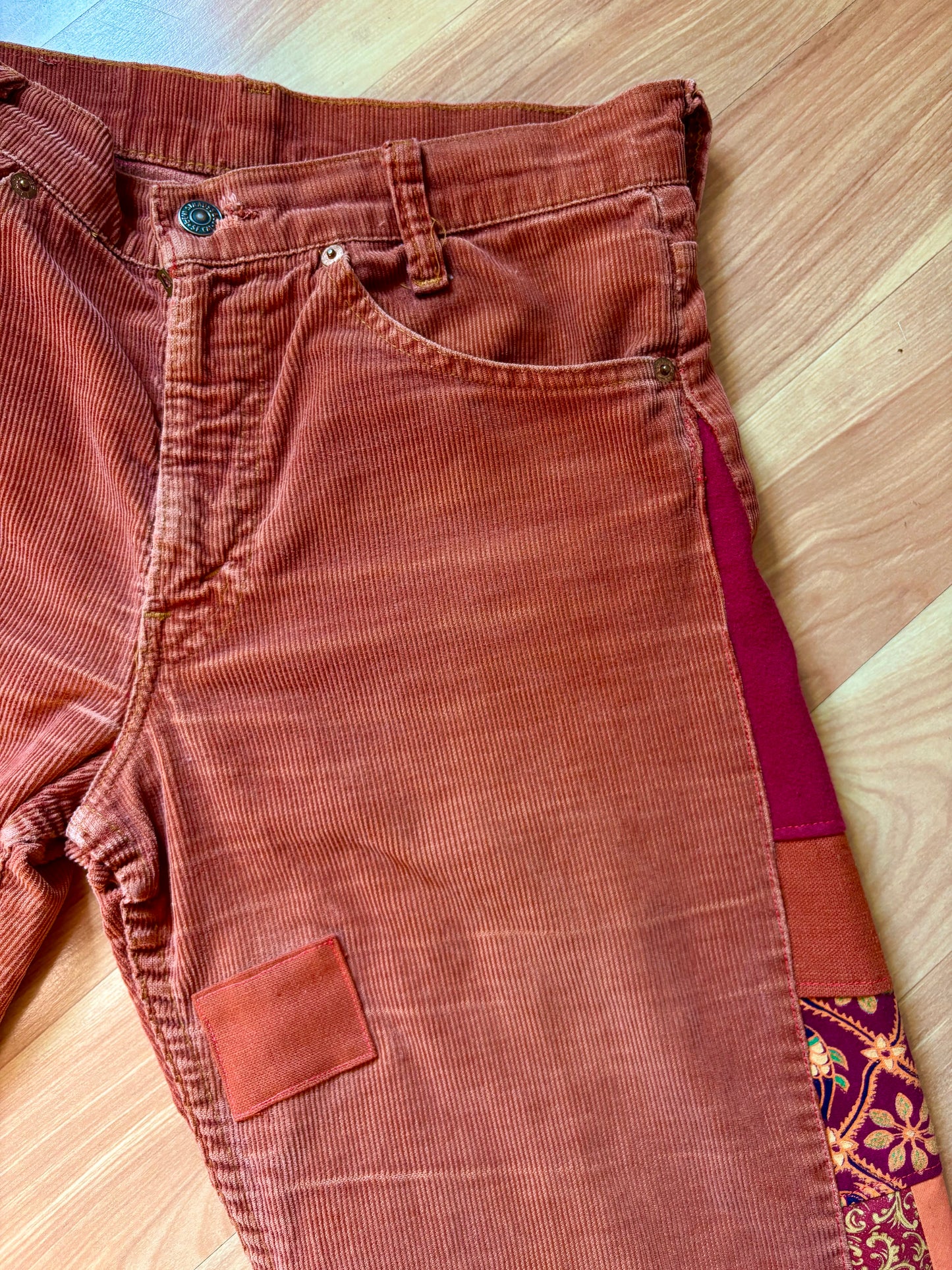 Rust Orange Tab Pinwheel Levi's