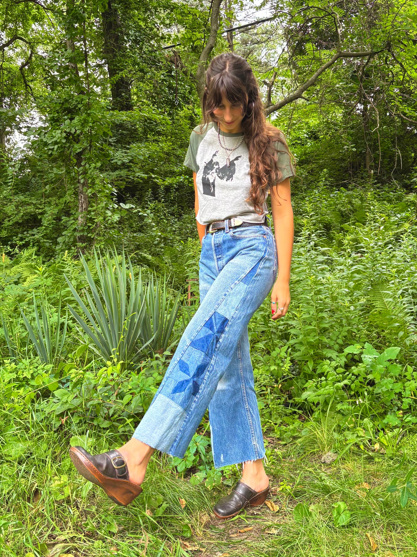 Star & Pinwheel Levi's 501s