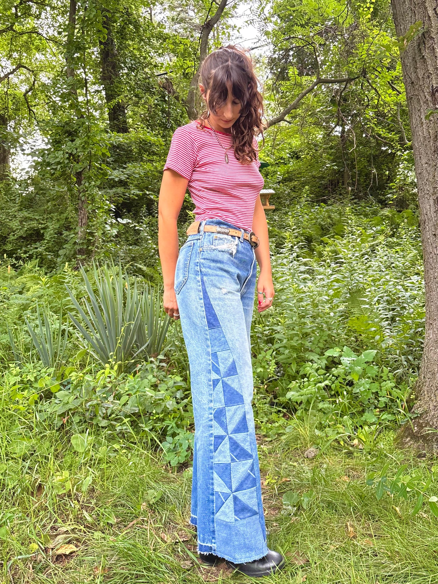 Blue Jean Pinwheel Lees