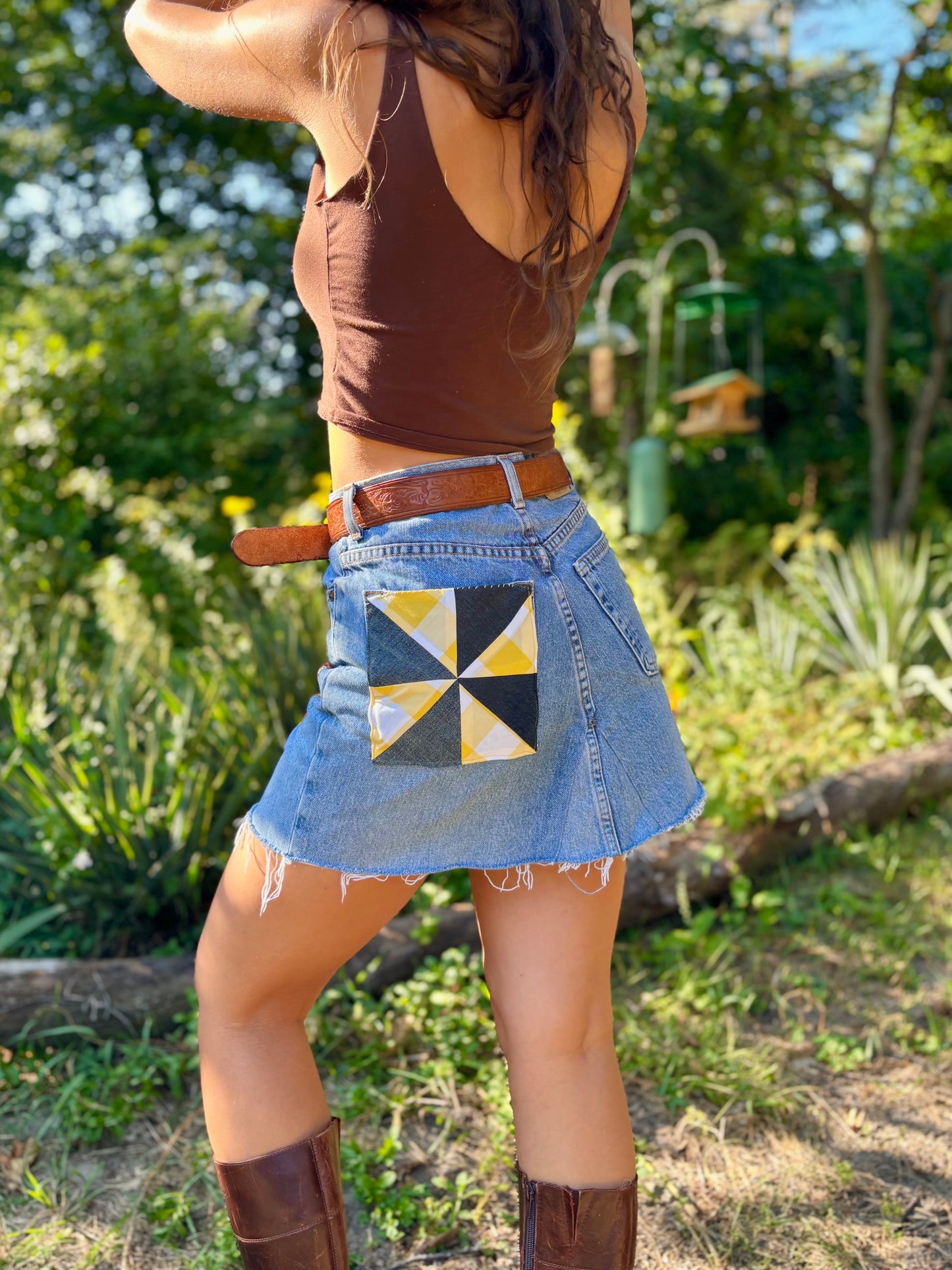 Vintage Gap Mini Patchwork Skirt