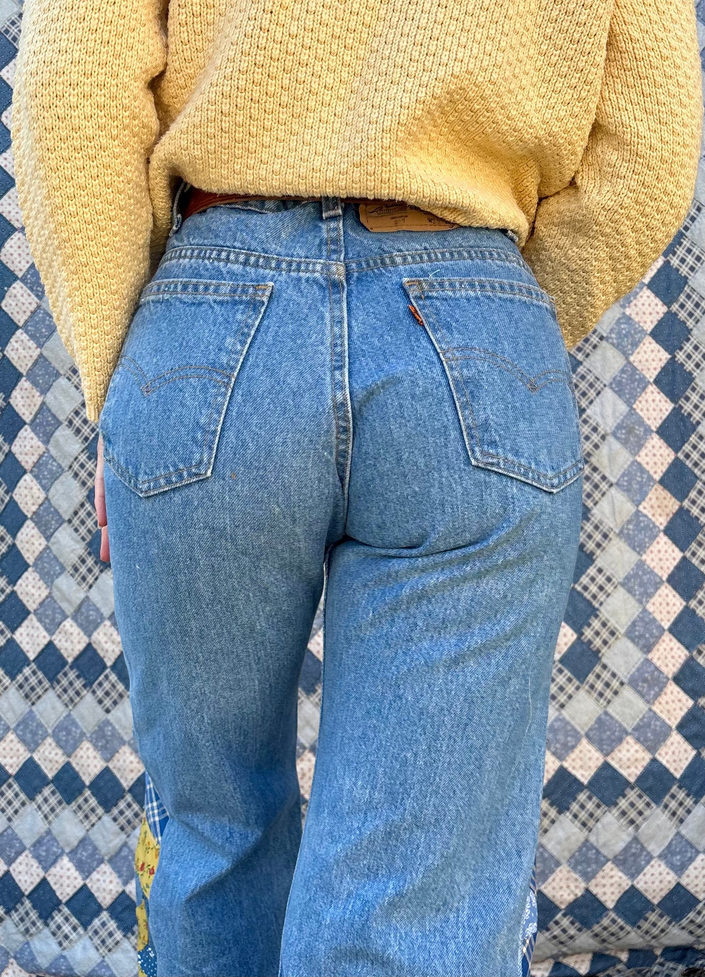 Star & Pinwheel Orange Tab Levi's