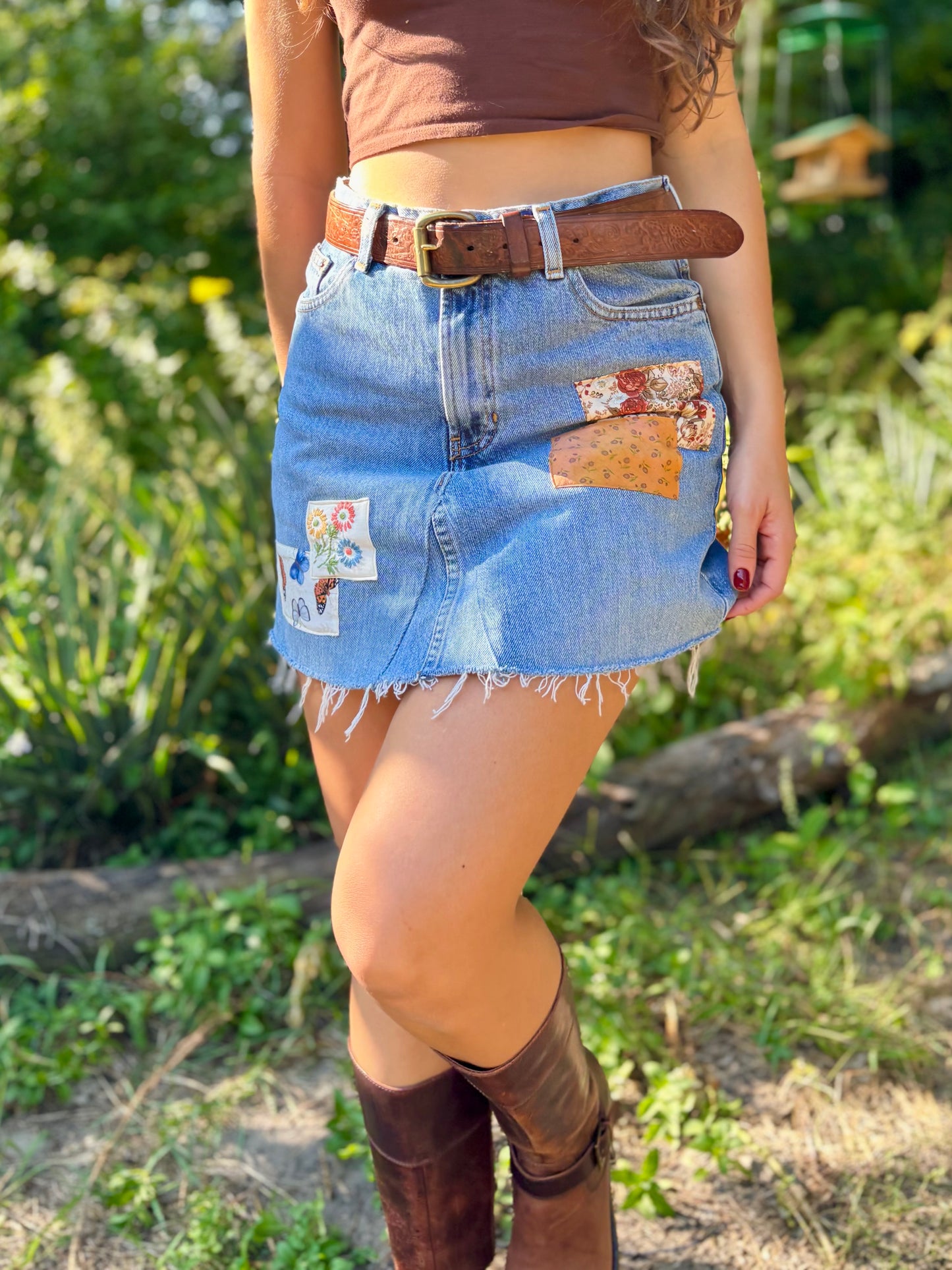 Vintage Gap Mini Patchwork Skirt