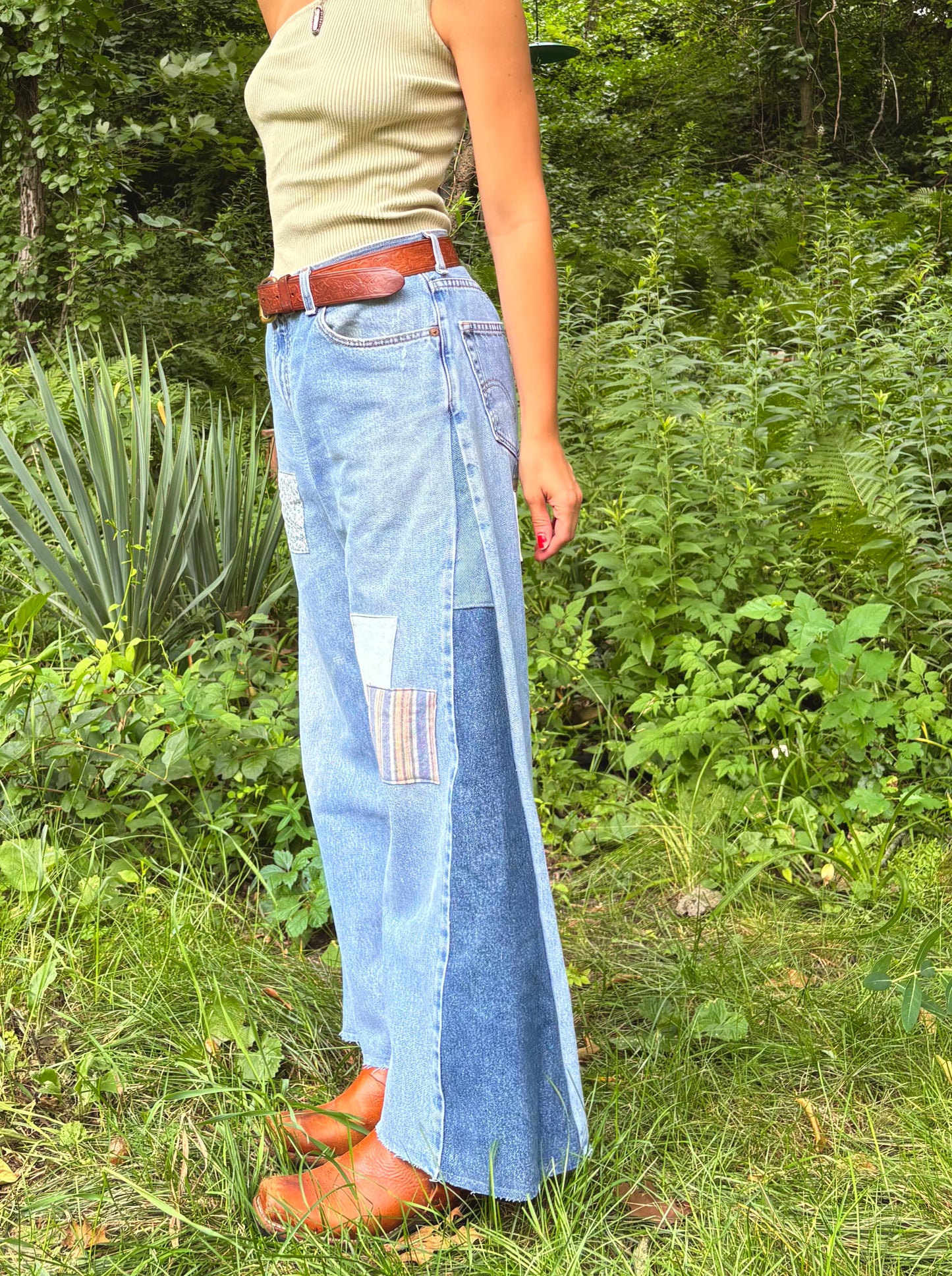 Patched Bum Levi's