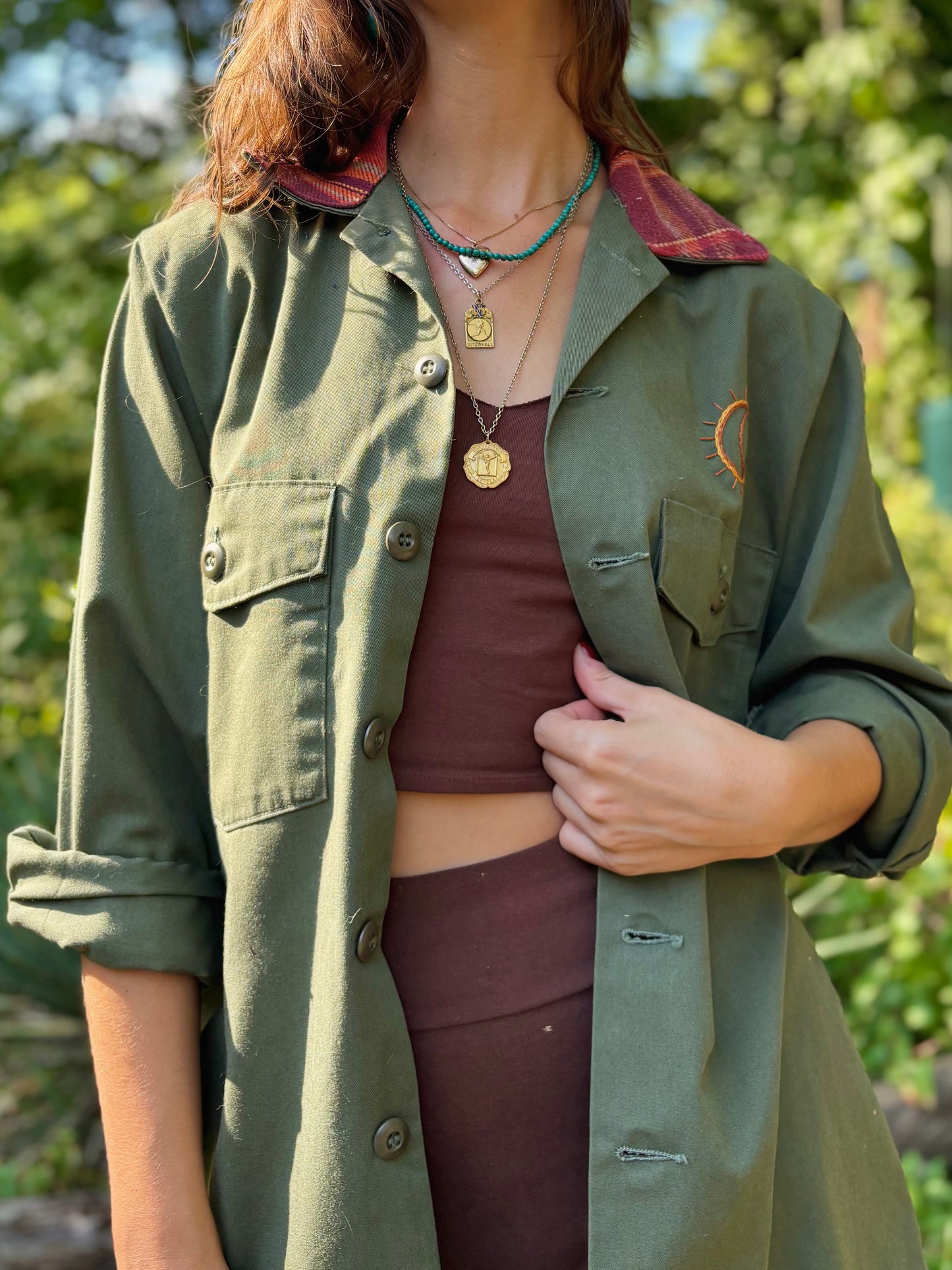 Appliqué Stealie Army Jacket