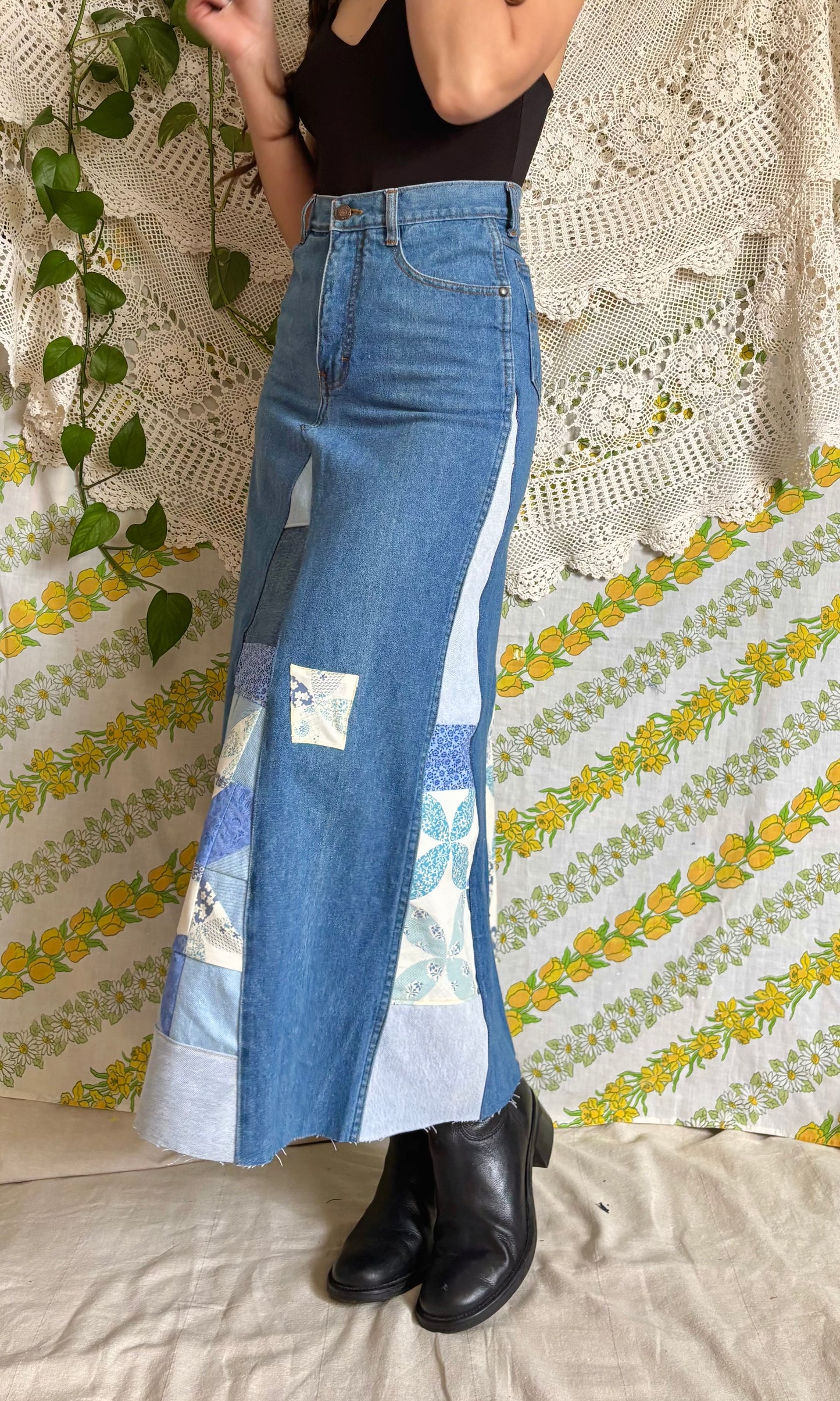 1970s Gap Quilt Skirt