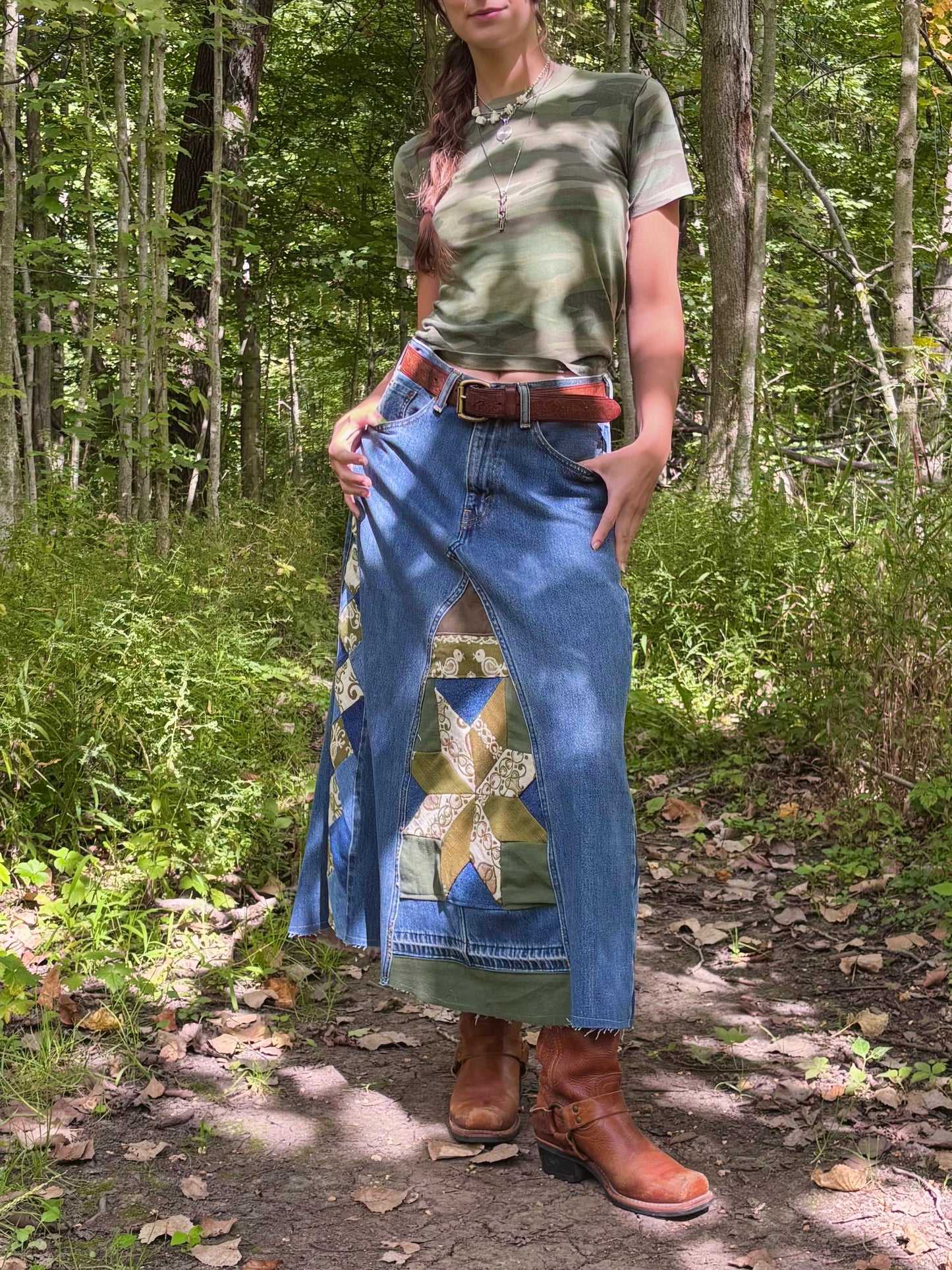 Levi's Quilt Skirt 🌿