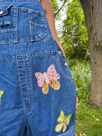 Butterfly Appliqué Bib Shorts