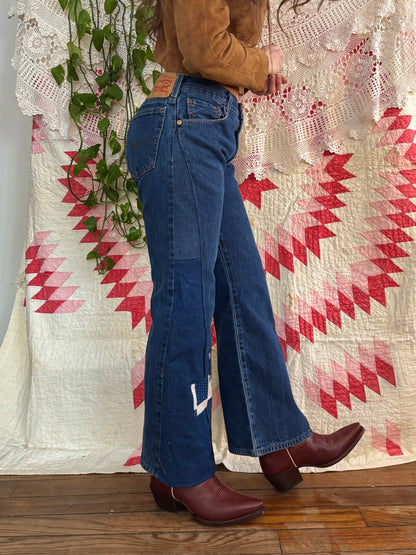 Minimal Patched Levi's 517s