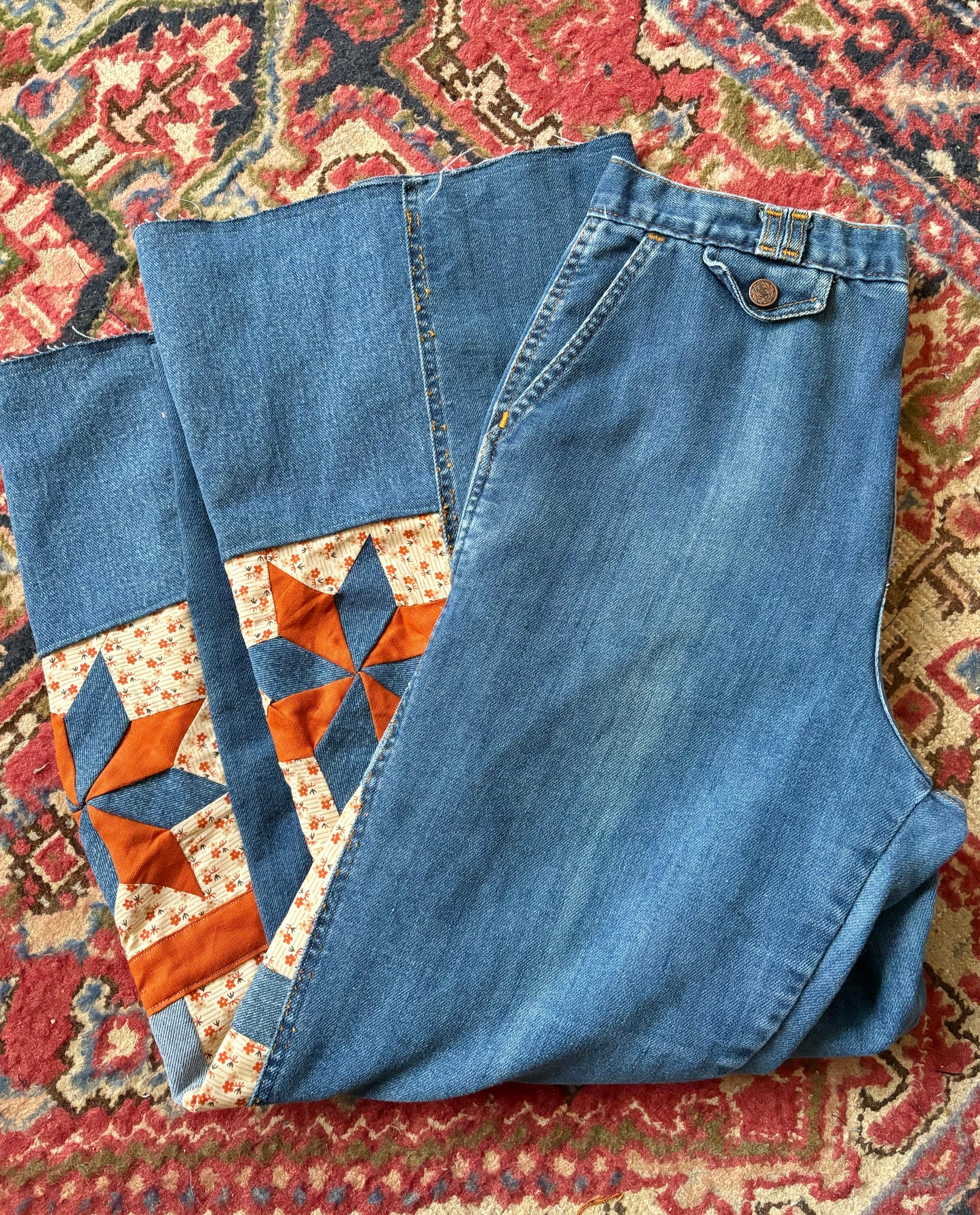 Sears Embroidered Jeans