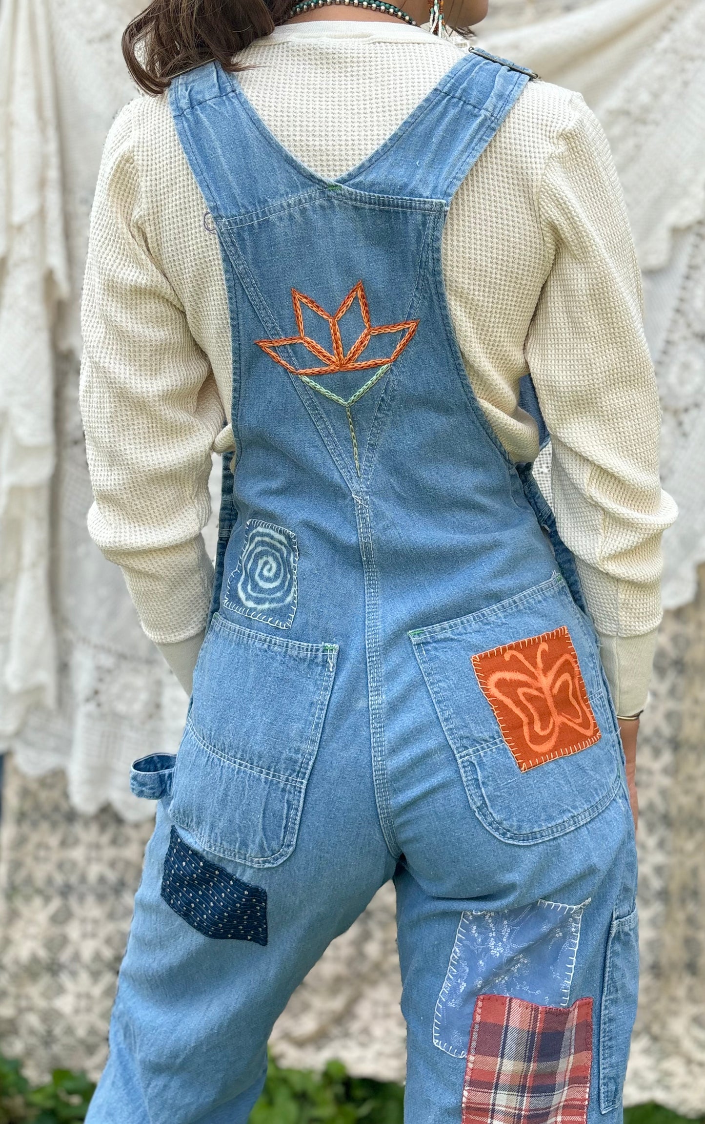 Embroidered & Patched Ely Overalls