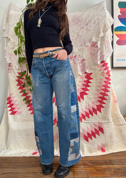 Star & Pinwheel Levi's 501s