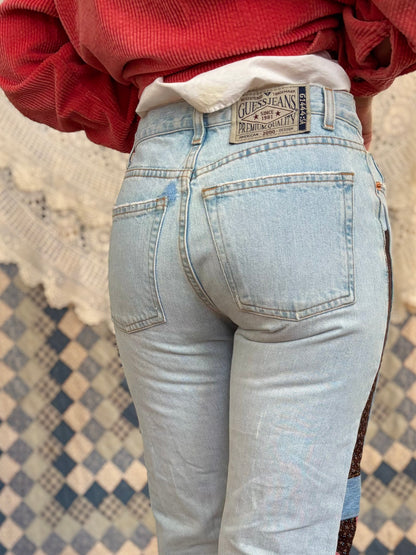 Rose & Cocoa Pinwheel Guess Jeans