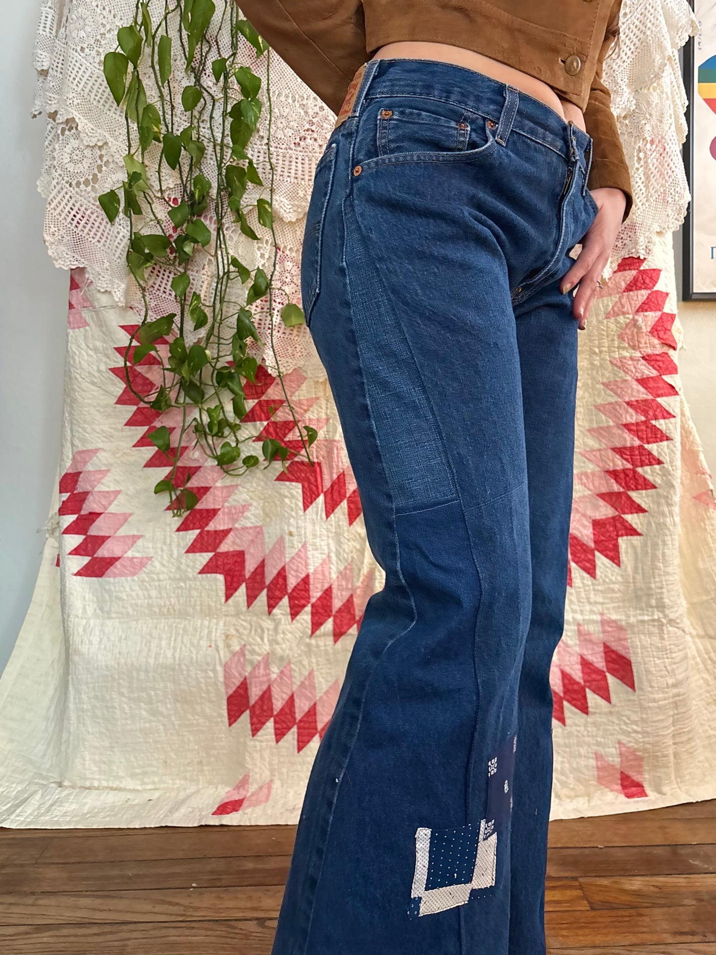 Minimal Patched Levi's 517s