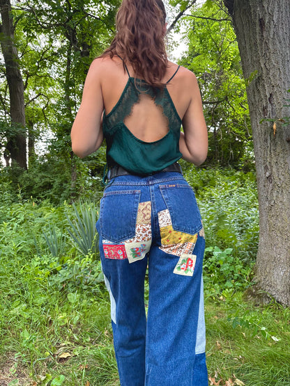 Patched Bum H.I.S Jeans