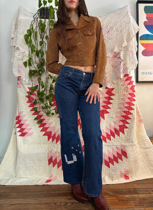 Minimal Patched Levi's 517s