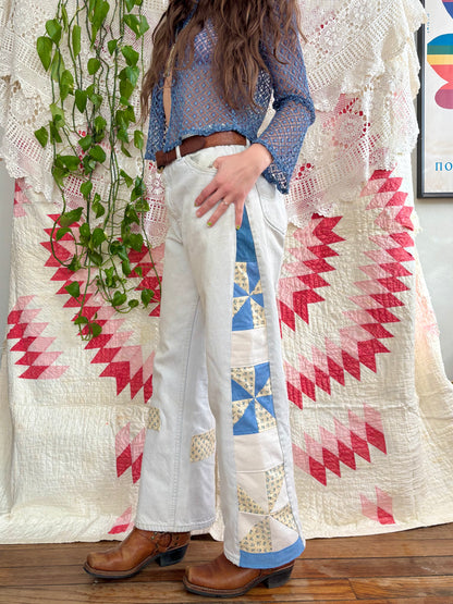 Ice Blue Pinwheel Lees