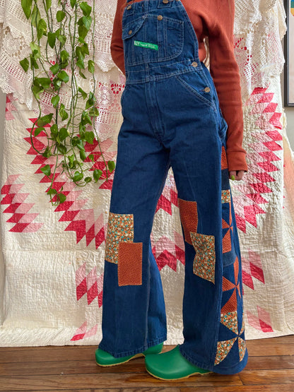 Patched Pinwheel Key Overalls