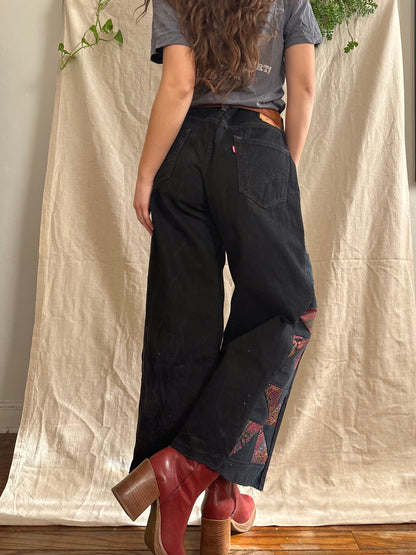 Black Pinwheel Levi's