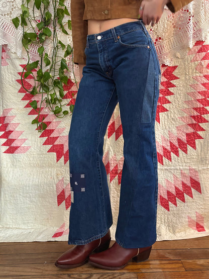 Minimal Patched Levi's 517s