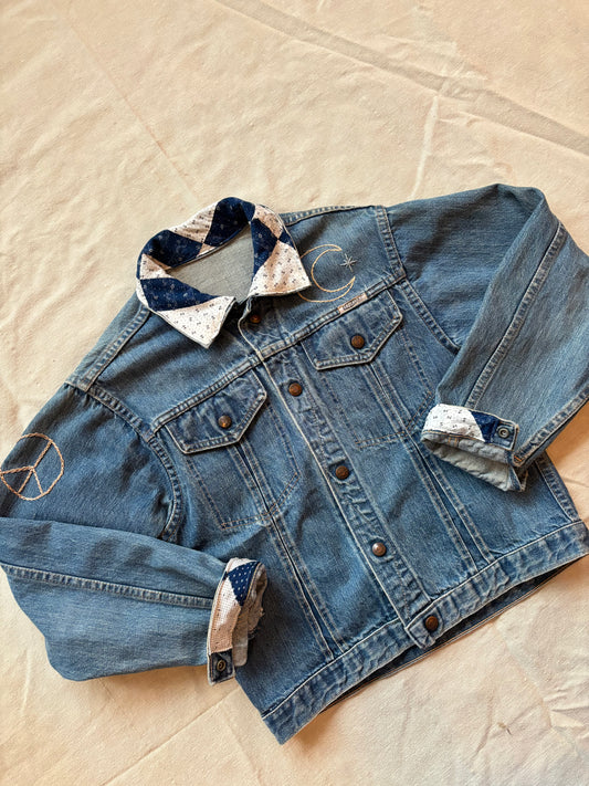Vintage Gaucho Calico Jacket