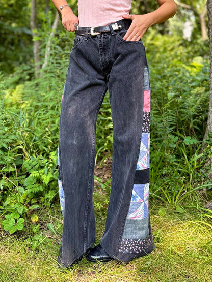 Black Pinwheel Levi's