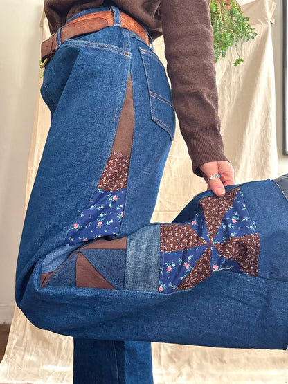 Cocoa & Indigo Pinwheel Dickies