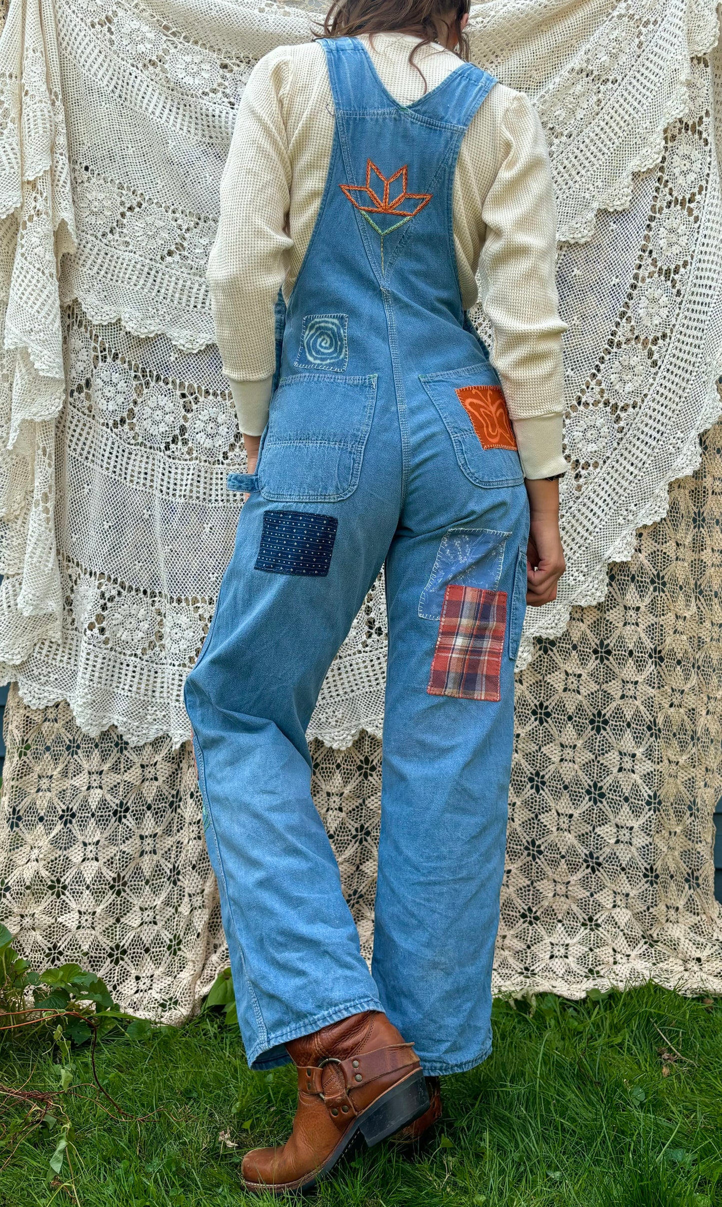 Embroidered & Patched Ely Overalls