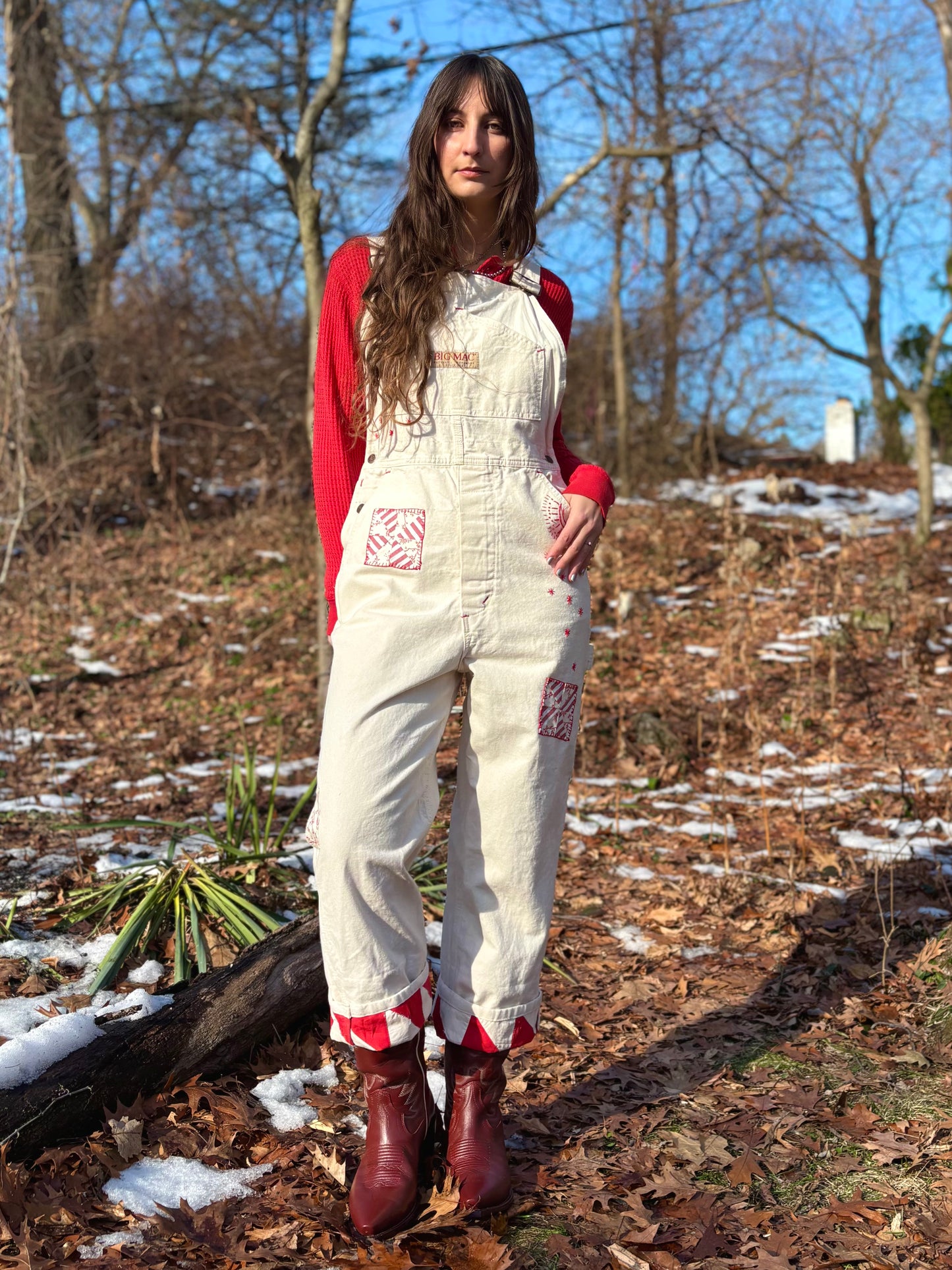 White Big Mac Overalls ❆