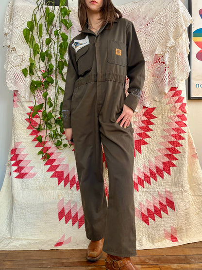 Lotta Love Appliqué Big Ben Coveralls
