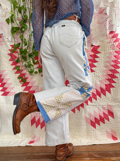 Ice Blue Pinwheel Lees