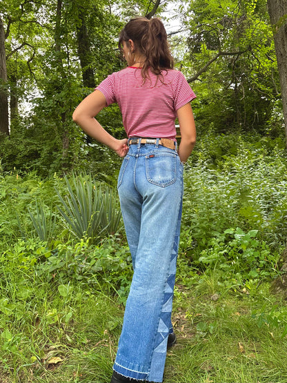 Blue Jean Pinwheel Lees