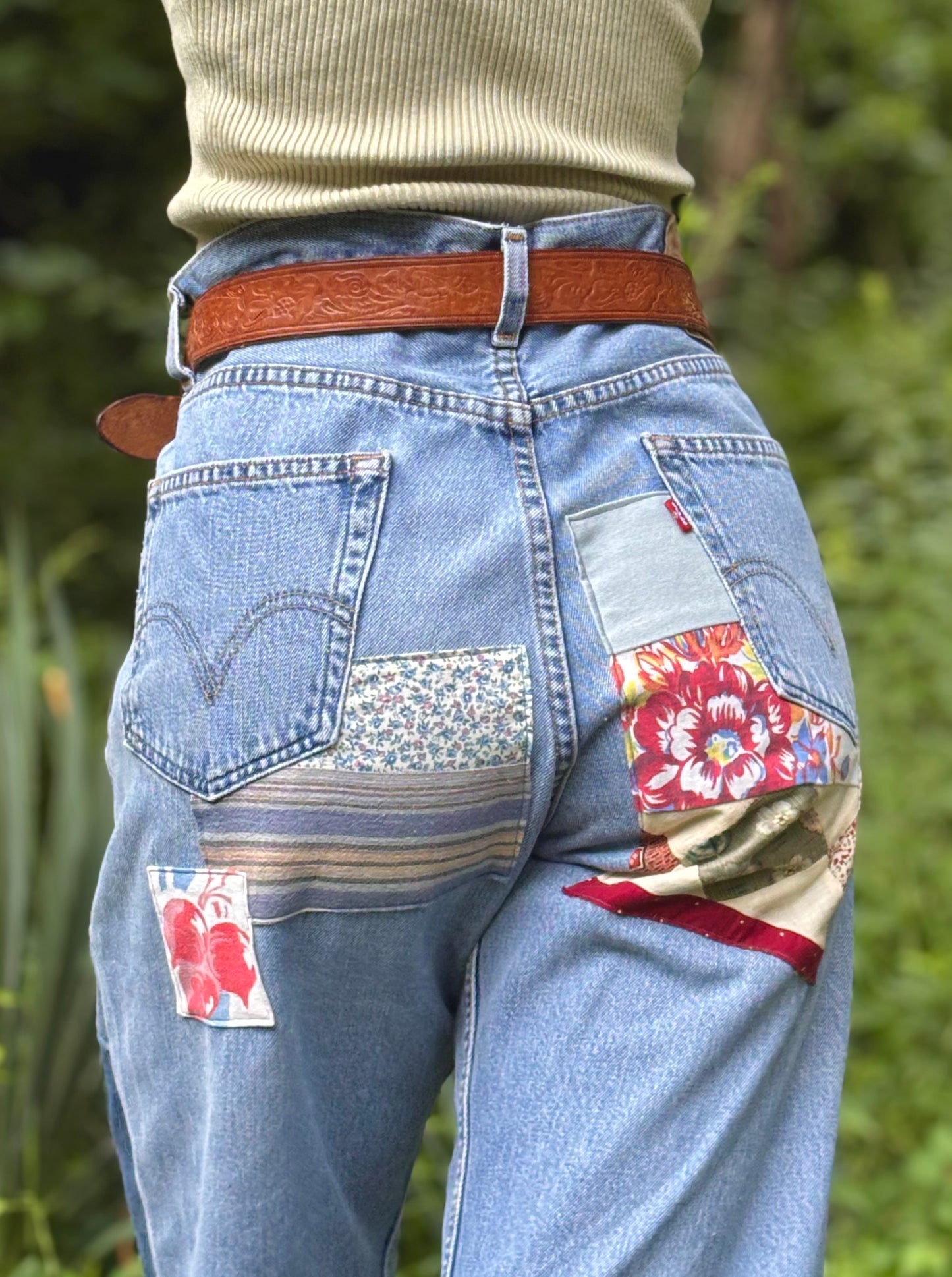 Patched Bum Levi's