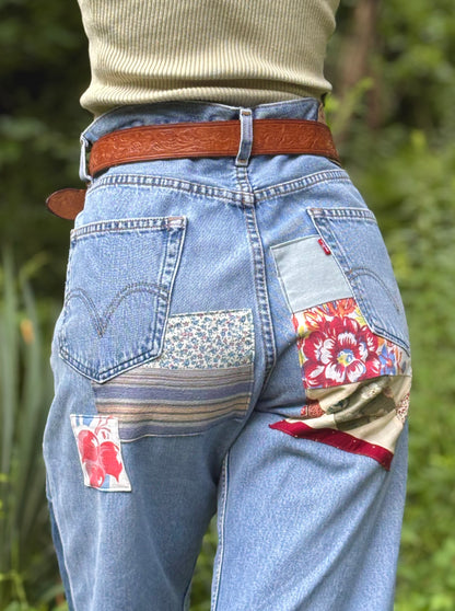 Patched Bum Levi's