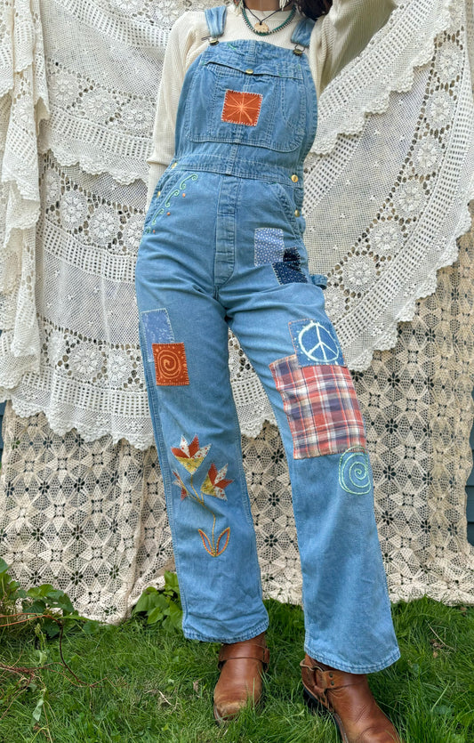 Embroidered & Patched Ely Overalls