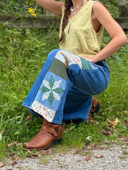 Star & Pinwheel 70s Wranglers