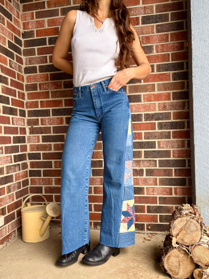 Pink & Blue Star Pinwheel Wranglers