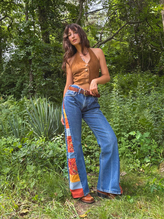 Orange Warm Tone Pinwheel Levi's