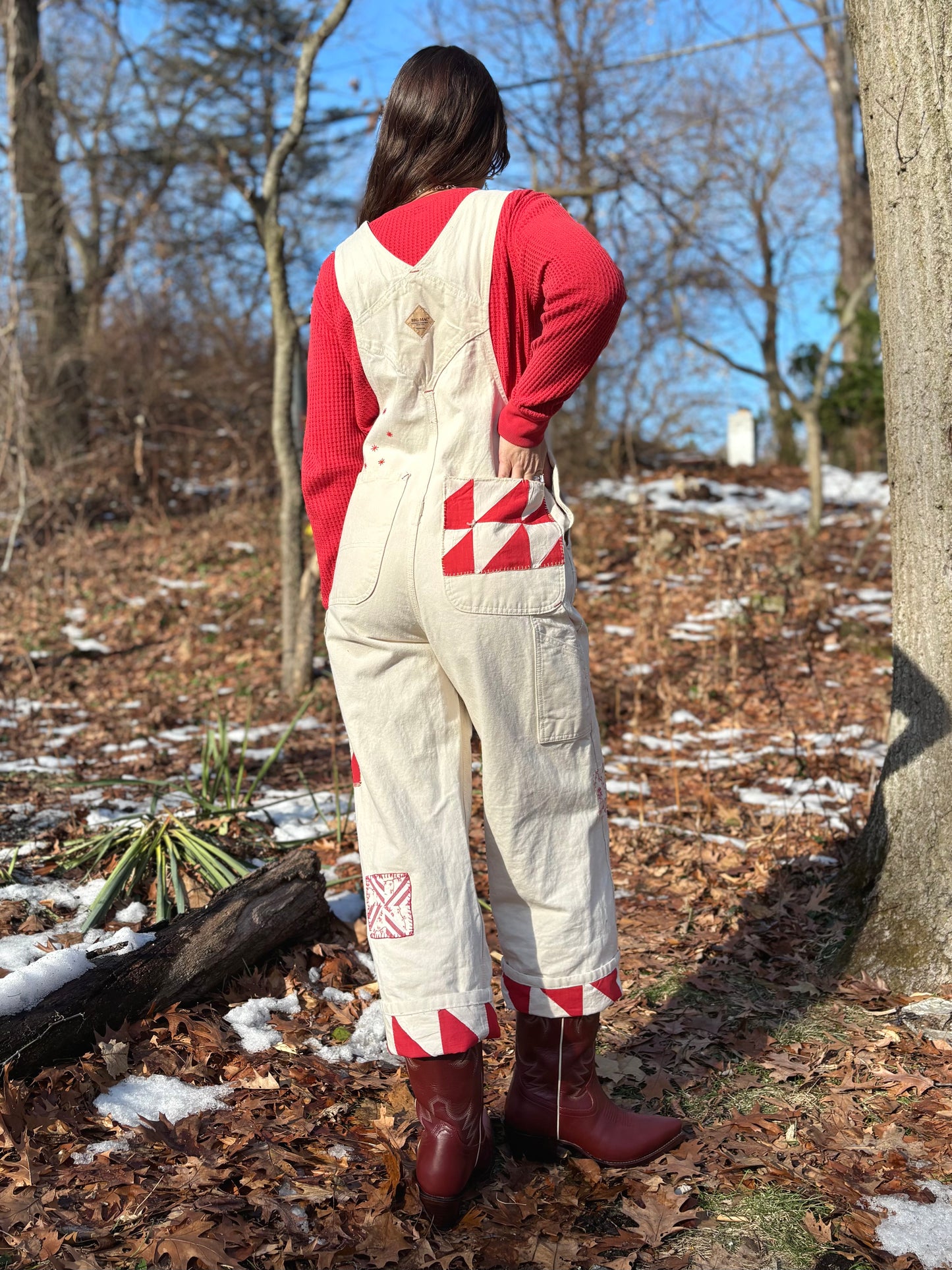 White Big Mac Overalls ❆