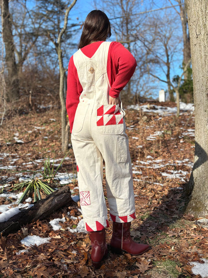 White Big Mac Overalls ❆