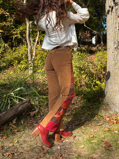 Ochre Express Star & Pinwheel Jeans