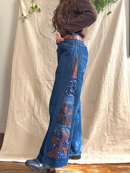 Cocoa & Indigo Pinwheel Dickies