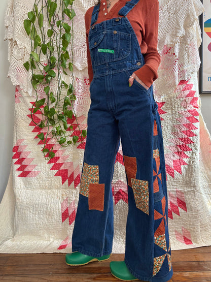 Patched Pinwheel Key Overalls