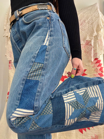 Star & Pinwheel Levi's 501s